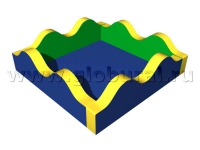 Сухой бассейн "Волна-2" с аппликацией - «globural.ru» - Можайск