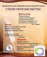 Стенд "Стилистические фигуры" в ассортименте - «globural.ru» - Можайск