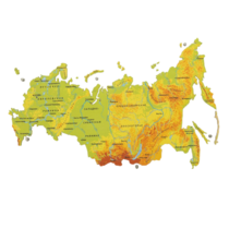 Физическая карта России из дерева на стену "Родина моя" 900×511×30мм - «globural.ru» - Можайск