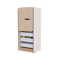 Закрытый шкаф с ящиками из коллекции мебели «НЕГА (цвет бежевый) - «globural.ru» - Можайск