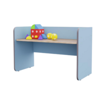 Стол для речевых игр из коллекции «НЕГА» (цвет голубой) - «globural.ru» - Можайск