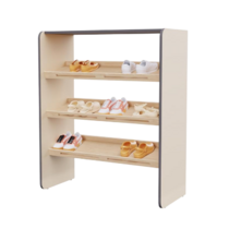 Полка для обуви во входную группу из коллекции мебели «НЕГА» (цвет бежевый) - «globural.ru» - Можайск