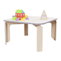 Квадратный растущий стол из коллекции «НЕГА» р.гр. 0-1 (цвет бежевый) - «globural.ru» - Можайск