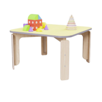 Квадратный растущий стол из коллекции «НЕГА» р.гр. 0-1 (цвет желтый) - «globural.ru» - Можайск