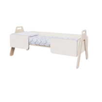 Кровать детская из коллекции «НЕГА» (цвет бежевый) - «globural.ru» - Можайск