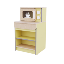 Модуль с микроволновкой из коллекции «НЕГА» (желтый) - «globural.ru» - Можайск