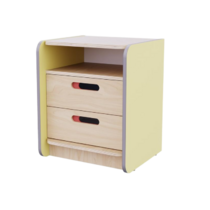 Тумба к письменному столу воспитателя из коллекции «НЕГА» (цвет желтый) - «globural.ru» - Можайск