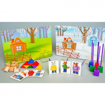 Игровой набор Фребеля "Заюшкина избушка" (серия "Сказочный мир". Выпуск 1) - «globural.ru» - Можайск