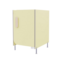 Гигиеническая кабинка из коллекции «НЕГА» (цвет желтый) - «globural.ru» - Можайск