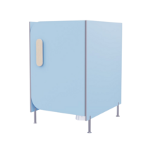 Гигиеническая кабинка из коллекции «НЕГА» (цвет голубой) - «globural.ru» - Можайск