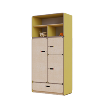 Рабочий стеллаж для специалиста из коллекции «НЕГА» (желтый) - «globural.ru» - Можайск