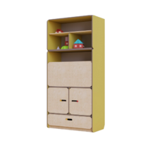 Стеллаж-трансформер с рабочим местом специалиста из коллекции «НЕГА» (желтый) - «globural.ru» - Можайск