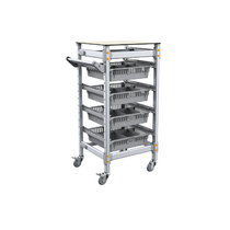 Тележка 1-секционная для учебных наборов и цифровых лабораторных комплексов SenseDisc - «globural.ru» - Можайск