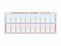 Панно демонстрационное магнитно-маркерное для изучения состава числа "Объекты, предназначенные для демонстрации последовательного пересчета от 0 до 10; от 0 до 20" + комплект тематических магнитов КМ-7 - «globural.ru» - Можайск