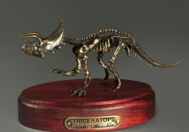 Модель скелета динозавра Triceratops - «globural.ru» - Можайск