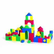 Блоки геометрические мягкие. Набор для класса. - «globural.ru» - Можайск