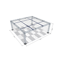 Огражденное пространство с защитной сеткой для безопасного пилотирования 8х8х3м  - «globural.ru» - Можайск
