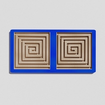 Такт-панель "Синий лабиринт №4" - «globural.ru» - Можайск