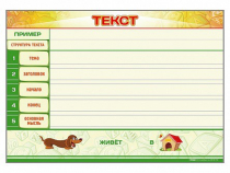 Магнитно-маркерный стенд по обучению грамоте "Текст" с набором магнитных карточек + методические рекомендации - «globural.ru» - Можайск