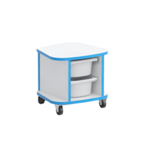 Табурет детский Робик (белый) - «globural.ru» - Можайск