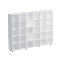 Шкаф-стеллаж без дверок (белый) - «globural.ru» - Можайск