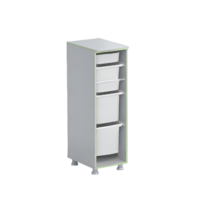 Стеллаж с лотками Робик 001 (серый) - «globural.ru» - Можайск