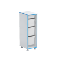 Стеллаж с лотками Робик 001 (белый) - «globural.ru» - Можайск