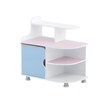 Тумба для пособий (белый/зефир/прибрежный синий)  - «globural.ru» - Можайск