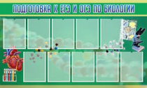 Стенд "Подготовка к ЕГЭ и ОГЭ по биологии" (вариант 2) - «globural.ru» - Можайск