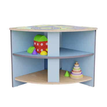 Угловое место для хранения из коллекции «НЕГА» (голубой) - «globural.ru» - Можайск