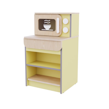 Модуль с микроволновкой из коллекции «НЕГА» (желтый) - «globural.ru» - Можайск