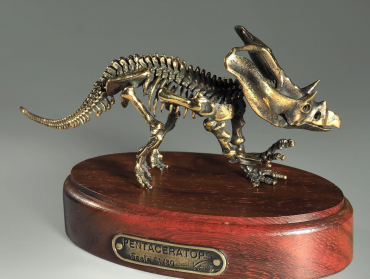 Модель скелета динозавра Pentaceratops - «globural.ru» - Можайск