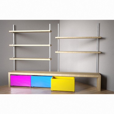 Стеллаж «Яркие дни» - «globural.ru» - Можайск