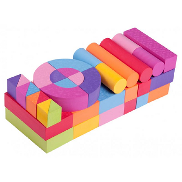 Конструктор мягкий 50 блоков (вариант 1) - «globural.ru» - Можайск