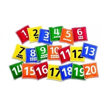 Набор "Мешочки с цифрами"  20 штук - «globural.ru» - Можайск