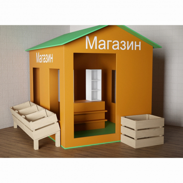 Игровой домик «Рынок» - «globural.ru» - Можайск