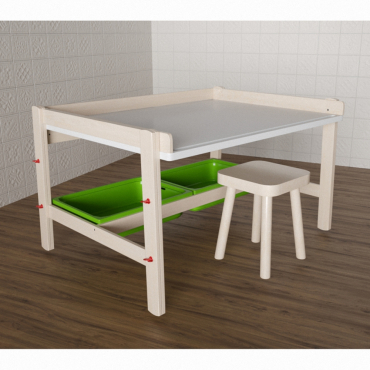 Стол растущий на регулируемых ножках «Снежок №1» - «globural.ru» - Можайск