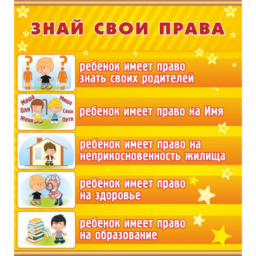 Стенд "Знай свои права" - «globural.ru» - Можайск