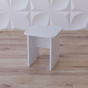 Табурет «Белый кубик» - «globural.ru» - Можайск