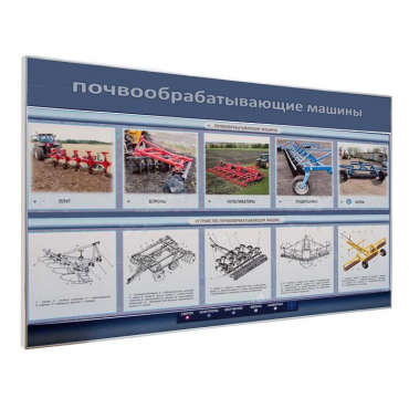 Электрифицированный светодинамический стенд «Почвообрабатывающие машины» - «globural.ru» - Можайск