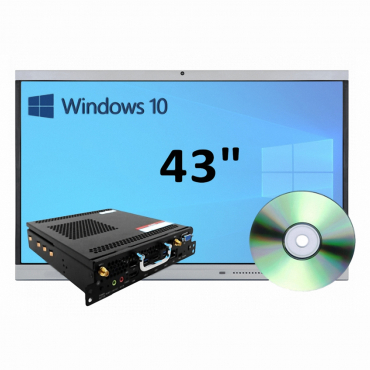 Интерактивная панель 43" (встроенный ПК, Win10) - «globural.ru» - Можайск