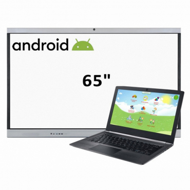 Интерактивная панель 65", ноутбук - «globural.ru» - Можайск