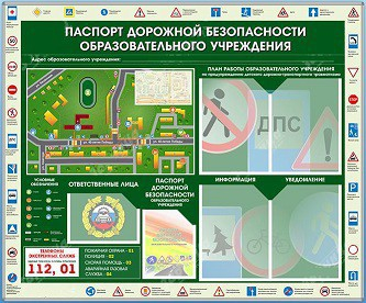 Стенд-уголок "Паспорт дорожной безопасности образовательного учреждения" - «globural.ru» - Можайск